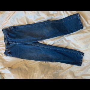 Lee straight leg jeans- dark wash